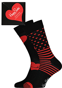 Happy Socks Valentine Socks Gift Set (2-pack), unisex sokken in cadeauverpakking