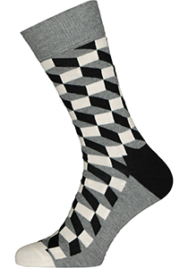 Happy Socks Filled Optic Sock, unisex sokken