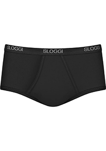 Sloggi Men Basic Maxi, heren heren slip met smalle zijkanten (1-pack), zwart