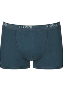 Sloggi Men Basic Short, heren boxershort korte pijp (1-pack), nachtblauw