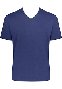 Sloggi Men GO Shirt V-Neck Regular Fit, heren T-shirt met een V-hals (1-pack), blauw
