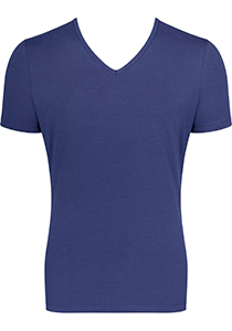 Sloggi Men GO Shirt V-Neck Slim Fit, heren T-shirt met een V-hals (1-pack), blauw