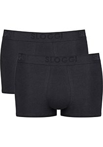 Sloggi Men FREE Evolve Hipster, heren boxershort korte pijp (2-pack), zwart