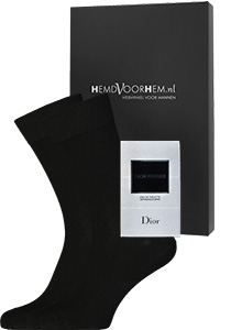 Heren cadeaubox: Christian Dior Homme parfum + zwarte sokken