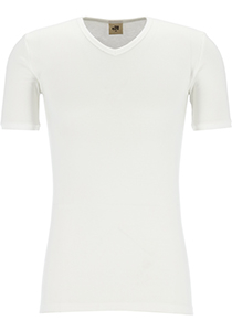 TEN CATE Thermo men V-neck, heren thermo T-shirt V-hals, wit