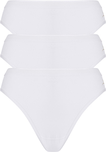ten Cate Basic women rio (3-pack), dames slips lage taille, wit