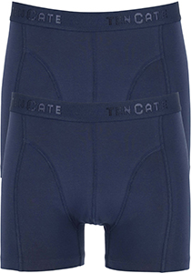 ten Cate Basics men shorts (2-pack), heren boxers normale lengte, blauw