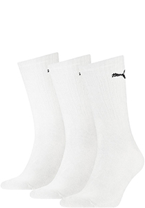 Puma Crew Sock (3-pack),  sokken, wit