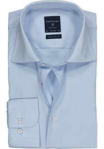 Profuomo Originale regular fit overhemd, fine twill, lichtblauw