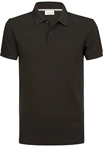Profuomo slim fit heren polo, army groen