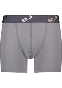RJ Bodywear Pure Color boxer (1-pack), heren boxer lang, middengrijs