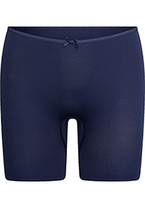 RJ Bodywear Pure Color dames extra lange pijp short (1-pack), donkerblauw