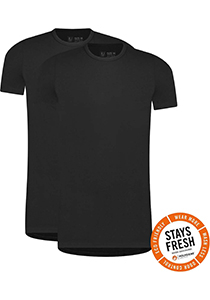 RJ Bodywear Everyday Roermond T-shirt (2-pack), heren T-shirt , zwart