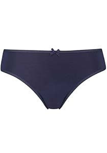 RJ Bodywear Pure Color dames string, donkerblauw