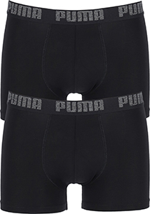 Puma Basic Boxer heren (2-pack), zwart