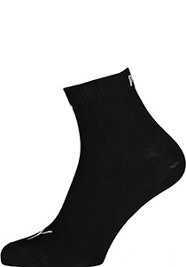 Puma unisex sneaker sokken (6-pack), zwart