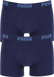 Puma Basic Boxer heren (2-pack), navy blauw