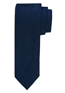 Profuomo stropdas, zijde, navy blauw