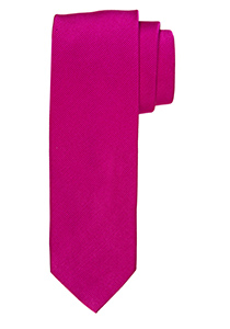 Profuomo stropdas, zijde, fuchsia roze