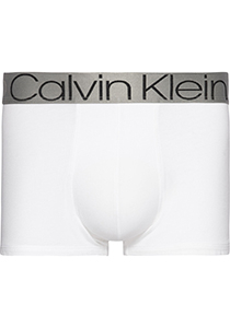 Calvin Klein Evolution Cotton trunk (1-pack), heren boxer normale lengte, wit