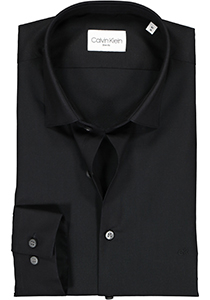 Calvin Klein slim fit overhemd, 2-ply stretch, black