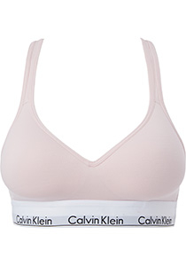 Calvin Klein dames Modern Cotton bralette top, met voorgevormde cups, licht roze
