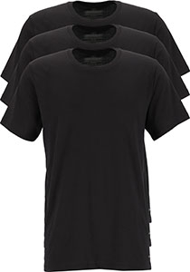 Calvin Klein Cotton Classics crew neck T-shirt (3-pack), heren T-shirts O-hals, zwart