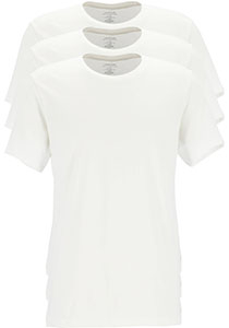 Calvin Klein Cotton Classics crew neck T-shirt (3-pack), heren T-shirts O-hals, wit