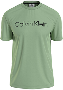 Calvin Klein Degrade Logo T-shirt, heren T-shirt korte mouw O-hals, groen