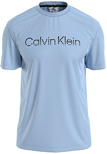 Calvin Klein Degrade Logo T-shirt, heren T-shirt korte mouw O-hals, blauw