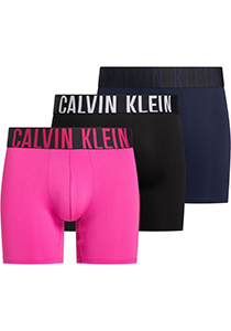 Calvin Klein Boxer Briefs (3-pack), heren boxers extra lang, roze, zwart, blauw