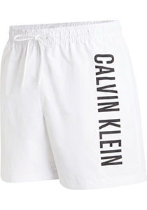 Calvin Klein Medium Drawstring swimshort, heren zwembroek, wit