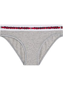 Tommy Hilfiger dames Nature Tech bikini slip (1-pack), grijs melange Mid Grey Heather