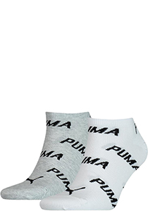 Puma Unisex Bwt Sneaker (2-pack), unisex enkelsokken, wit