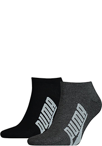 Puma Unisex Bwt Lifestyle Sneaker (2-pack), unisex enkelsokken, zwart, wit