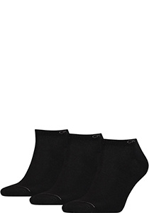 Calvin Klein Sneaker (3-pack), heren enkelsokken, zwart