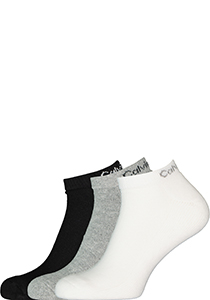Calvin Klein herensokken Diego (6-pack), enkelsokken, zwart, wit en grijs