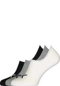 Calvin Klein herensokken Albert (3-pack), onzichtbare sokken, grijs, wit en zwart