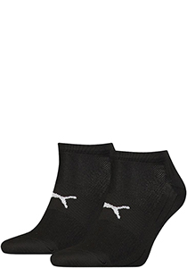 Puma Sport Light Sneaker (2-pack),  enkelsokken, zwart