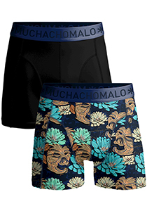Muchachomalo boxershorts, heren boxers normale lengte (2-pack), Leafs Lick It