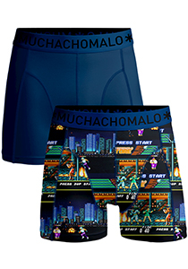 Muchachomalo boxershorts, heren boxers normale lengte (2-pack), Muhammad Ali Experience