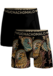 Muchachomalo boxershorts, heren boxers normale lengte (2-pack), Free As A Bird Explore