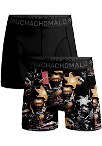 Muchachomalo boxershorts, heren boxers normale lengte (2-pack), Rolling Stones Beatles