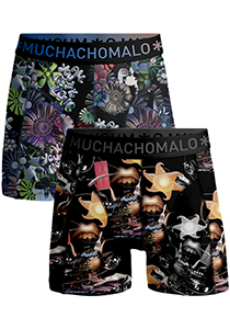 Muchachomalo boxershorts, heren boxers normale lengte (2-pack), Rolling Stones Beatles