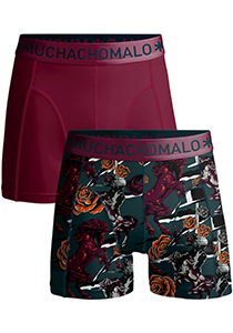 Muchachomalo boxershorts, heren boxers normale lengte (2-pack), Zorro Brucelee