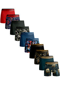 Muchachomalo boxershorts, heren boxers normale lengte (10-pack), Print/solid