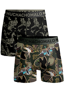 Muchachomalo boxershorts, heren boxers normale lengte (2-pack), Man Duck