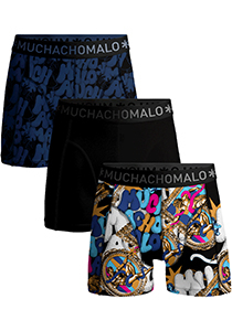 Muchachomalo boxershorts, heren boxers normale lengte (3-pack), Boxer Shorts Adam