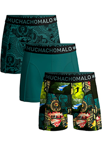 Muchachomalo boxershorts, heren boxers normale lengte (3-pack), Boxer Shorts Indiana