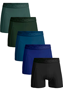 Muchachomalo boxershorts, heren boxers normale lengte (5-pack), Light Cotton Solid